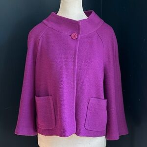 St. John Knit Sweater Blazer Jacket, Size 6